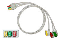 3-adr. EKG-Patientenleitung mit Klammern, zum VS-Stecksystem, 100 cm