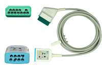 3- /6-adr. EKG-Stammkabel mit NK-Stecksystem, zu Nihon Kohden