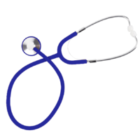 Flachkopf-Stethoskop Standard "Schwester", für Erwachsene, blau