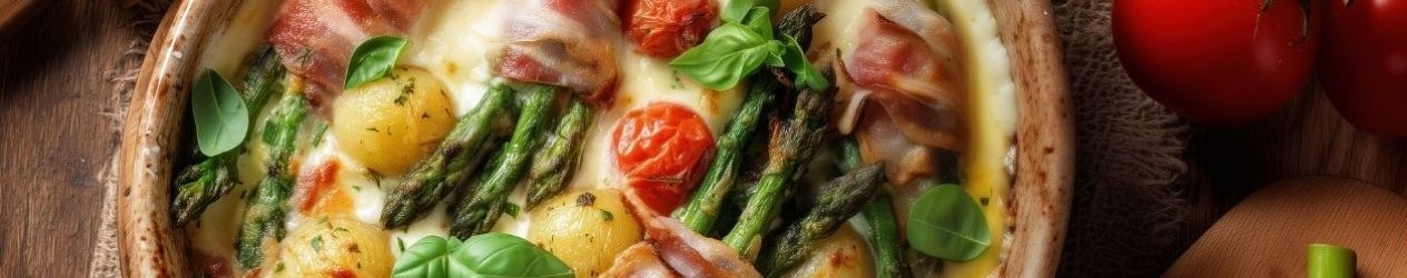 05/2026 Gratinierter Braunschweiger Spargel italienischer Art 05/2026 Gratinierter Braunschweiger Spargel italienischer Art