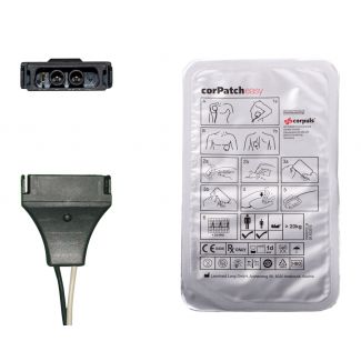 Multifunktionselektrode corPatch easy für Erw., Orig. GS Stemple corpuls³, 10 Paar