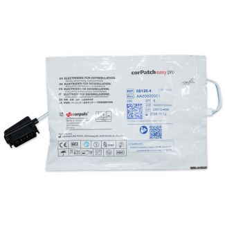 Multifunktionselektrode corPatch easy PRO preconnected für Erw., Orig. GS Stemple corpuls³, 10 Paar