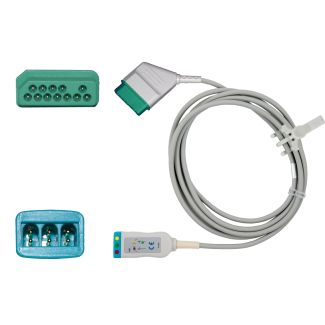 3-adr. EKG-Stammkabel mit VS-Stecksystem, zu Nihon Kohden