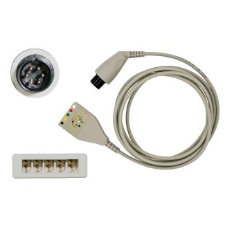 5-adr. EKG-Stammkabel mit VS-Stecksystem, zu Mindray Datascope
