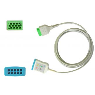 5-adr. EKG-Stammkabel mit Multi-Link-Stecksystem, zu GE Marquette