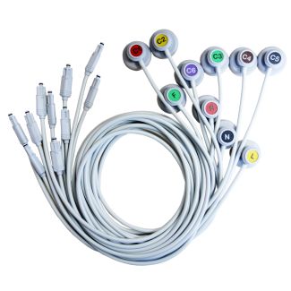 10-adr. Elektroden-Saugleitung, Orig. Strässle