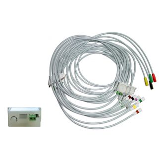 10-adr. Elektroden-Saugleitung, Original GE / Hellige KISS