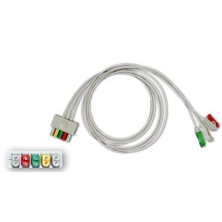 3-adr. EKG-Patientenleitung mit Klammern, zu Mindray Datascope