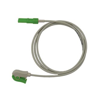 EKG-Einzelleitung zum VS-Stecksystem, 100 cm, Grün