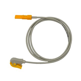 EKG-Einzelleitung zum VS-Stecksystem, 100 cm, Gelb
