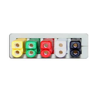 5-adr. EKG-Patientenleitung ECO, Klammern, zum VS-Stecksystem, 90 cm