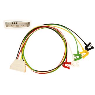5-adr. Telemetrie-EKG-Kabel mit Klammern, Orig. Philips HP