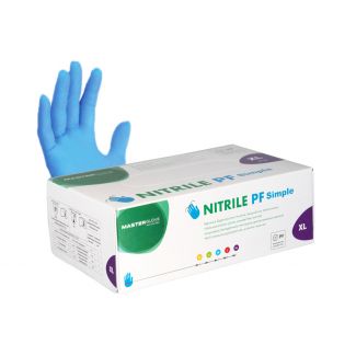 Nitril PF Simple Handschuhe XL, blau, VE á 100 Stück
