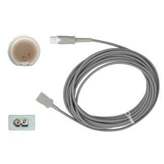 Temperatur-Adapterkabel für Rüsch-Einwegsonden, zu Dräger Siemens, 500 cm