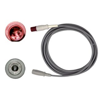 Temperatur-Adapterkabel für Einweg-Sonden mit Mini-Klinkenstecker, zu Philips HP