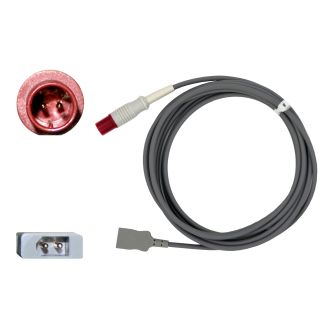 Temperatur-Adapterkabel für Einweg-Sonden, zu Philips HP, 500 cm