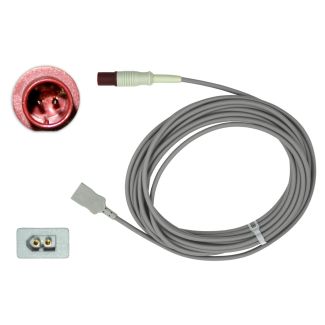 Temperatur-Adapterkabel für Rüsch-Einwegsonden, zu Philips HP, 500 cm