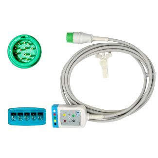 5-adr. EKG-Stammkabel Economy mit VS-Stecksystem, zu Mindray