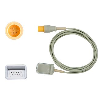 SpO2-Adapterkabel, zu GE Hellige auf Nellcor, 220 cm