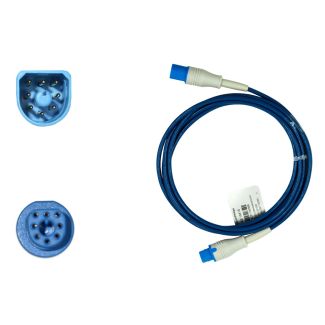 SpO2-Verlängerungskabel, zu Philips HP D-shaped 8pin, 220 cm