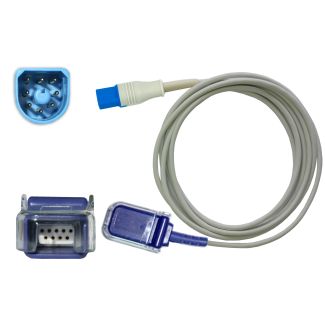 SpO2-Adapterkabel, Philips HP D-shaped 8pin auf Nellcor OxiMax, 220 cm