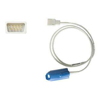 SpO2-Fingerclip-Sensor für Erw., zu GE Datex Sub-D 9pin, 110 cm