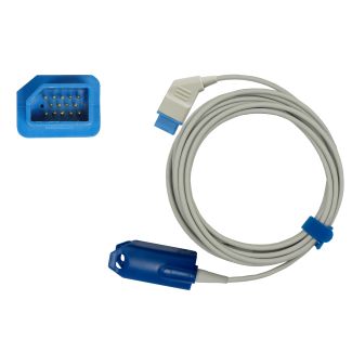 SpO2-Fingerclip-Sensor, zu Nihon Kohden 14pin, 300 cm