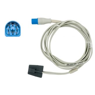 SpO2-Silikon-Fingersensor für Kinder, zu Philips HP D-shaped 8pin, 300 cm