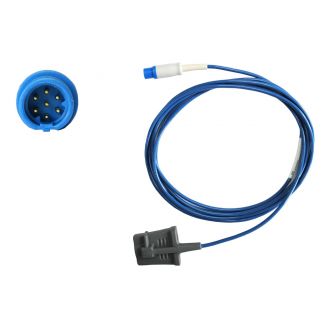 SpO2-Silikon-Fingersensor für Erw., zu Dräger Siemens MultiMed, 300 cm