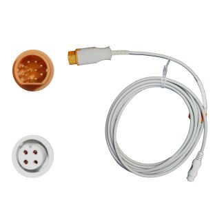 IBP-Adapterkabel für B.Braun-Transducer, zu Dräger Siemens Sirecust