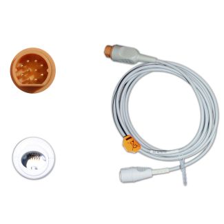 IBP-Adapterkabel für Edward-Transducer, zu Dräger Siemens Sirecust
