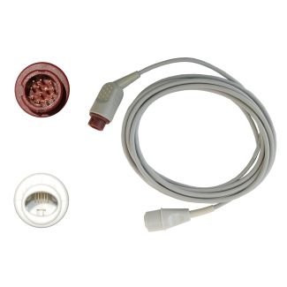 IBP-Adapterkabel für Edwards Transducer, zu Philips HP