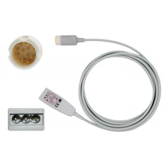 3-adr. EKG-Stammkabel mit Philips-Stecksystem, Orig. Philips HP