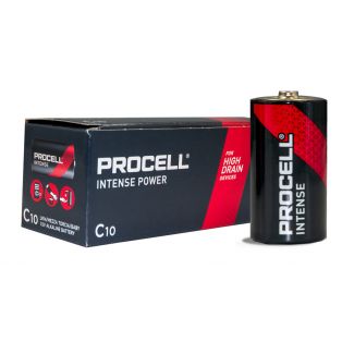 Procell® Intense Alkaline Batterie 1,5 Volt, Baby C, 10 Stück