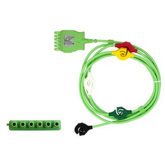 5-adr. EKG-MonoLead-Kabel an MultiMed plus-Kabel, Orig. Dräger