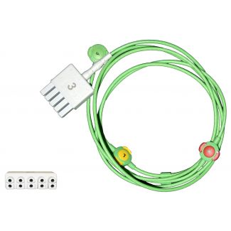 3-adr. EKG-MonoLead-Kabel an MultiMed 5 Pod-Kabel, Orig. Dräger