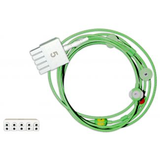 5-adr. EKG-MonoLead-Kabel für MultiMed 5 Pod-Kabel, Orig. Dräger