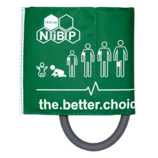 NiBP-Manschette BC1, 1-Schlauch, Kinder 14-21 cm, mit Adapter