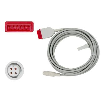 IBP-Adapterkabel für B.Braun-Transducer, zu GE Marquette / GS Stemple