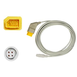 IBP-Adapterkabel für B.Braun-Transducer, zu Nihon Kohden