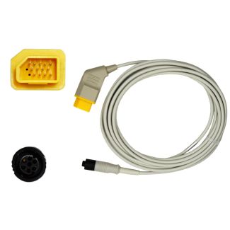 IBP-Adapterkabel für Medex Logical-Transducern, zu Nihon Kohden