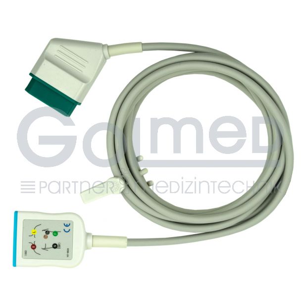 3- /6-adr. EKG-Stammkabel mit NK-Stecksystem, zu Nihon Kohden Bild 2