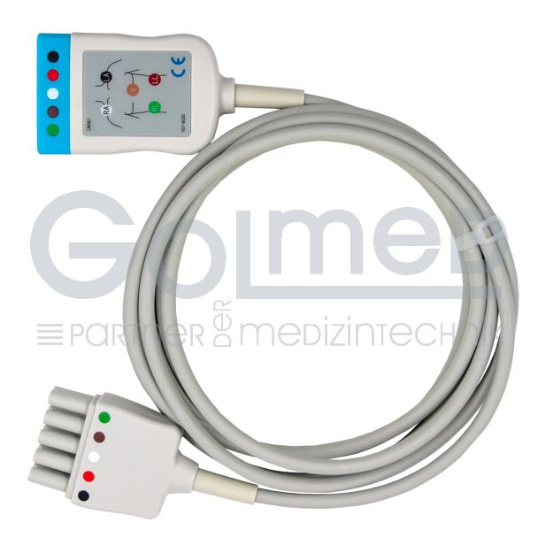 EKG-Verlängerungsleitung mit Dual-Pin Konnektor, zu Dräger Siemens Bild 2