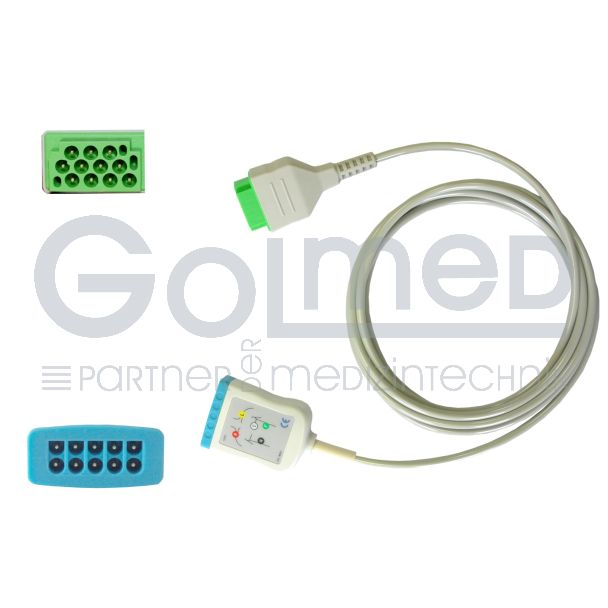 5-adr. EKG-Stammkabel mit Multi-Link-Stecksystem, zu GE Marquette