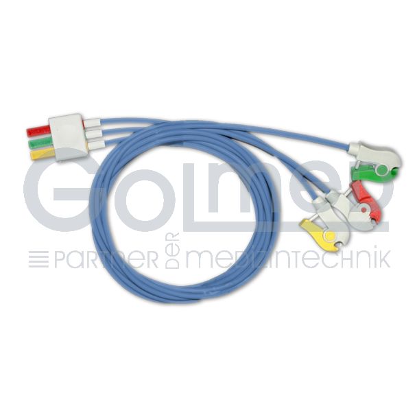 3-adr. OP-EKG-Patientenleitung mit Klammern, zu Philips HP (ARBO-VS) Bild 2