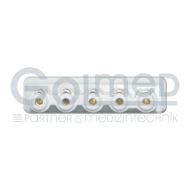 5-adr. EKG-Patientenleitung mit Klammern, zu Philips HP, 90 cm Bild 2