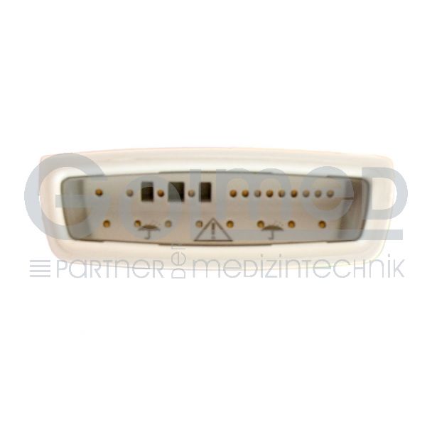 5-adr. Telemetrie-EKG-Kabel inkl. SpO2-Konnektor mit Klammern, Orig. Philips HP