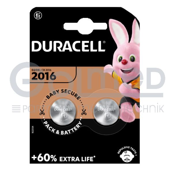 Duracell Lithium Knopfzelle 3 Volt, CR2016 Bild 2