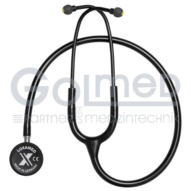 Doppelkopf-Stethoskop LuxaScope Sonus SX, für Erwachsene, schwarz