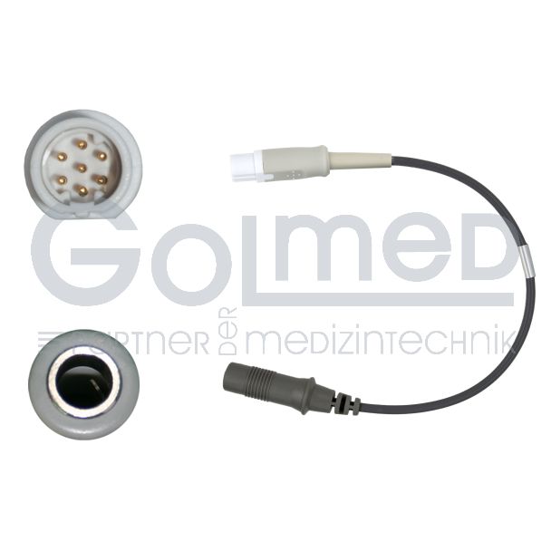 Temperatur-Adapterkabel, Dräger zu Dräger Siemens für Klinkenstecker